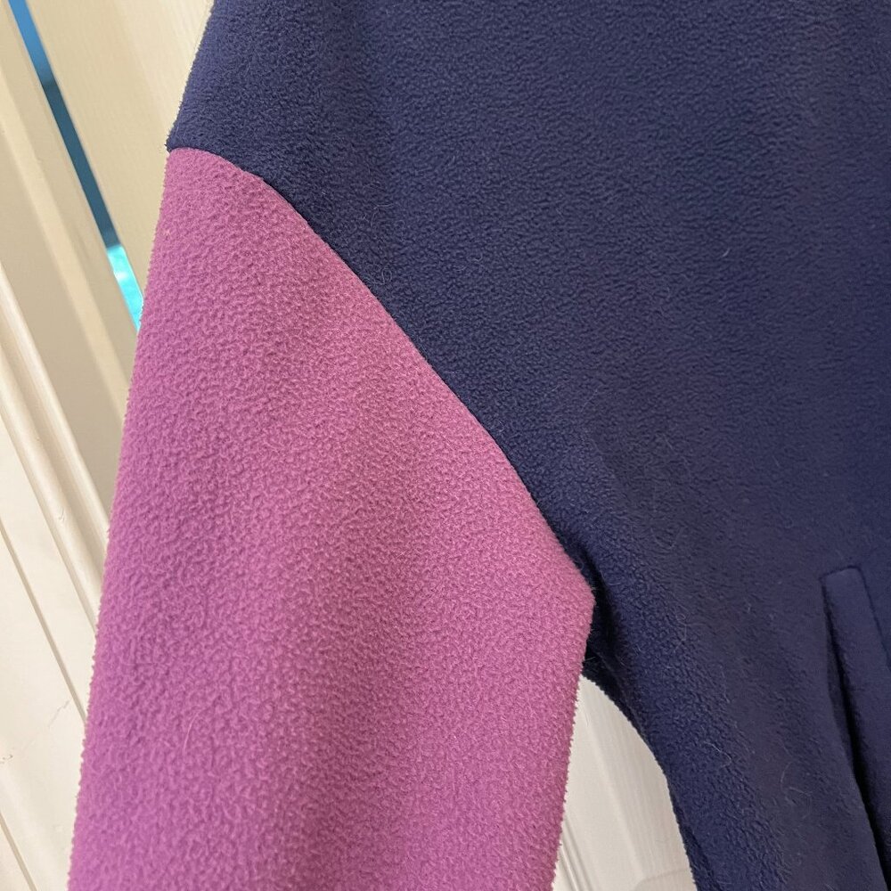 SHEIN *Colorblock Full Zip Fleece* | XS | Pockets | Oversized | Gently Used - Picture 7 of 8